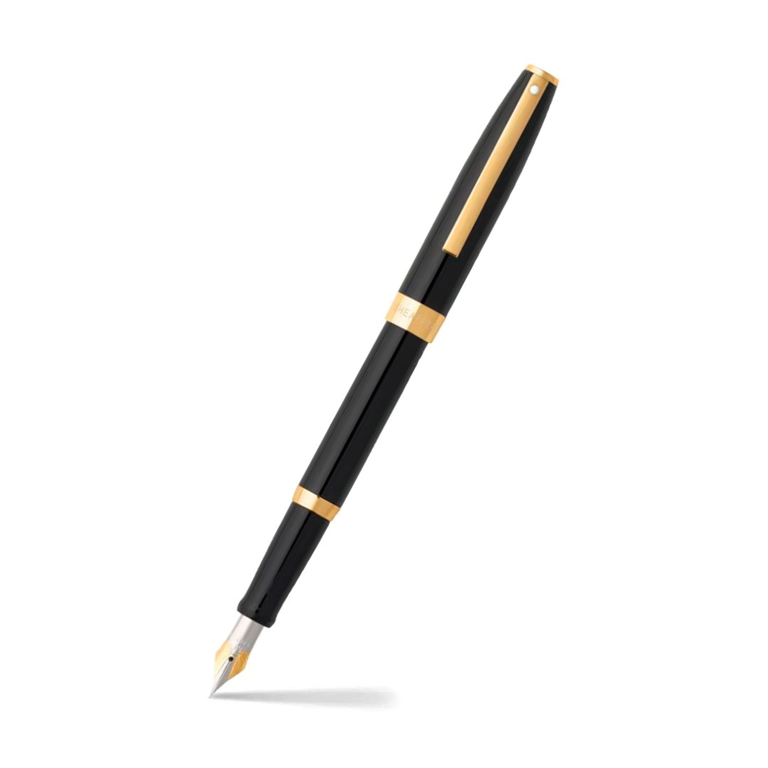 Sheaffer® SAGARIS 9471 Gloss Black Fountain Pen With Gold Tone Trim 