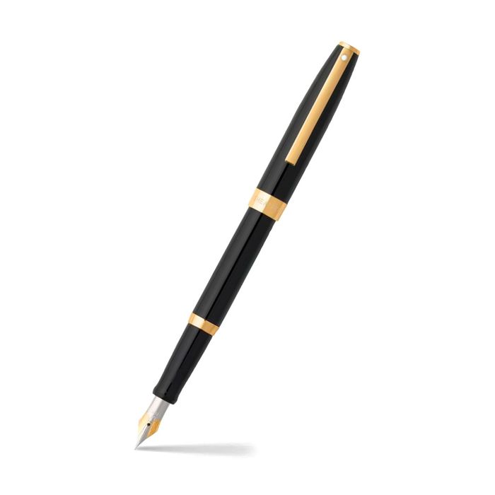 Sheaffer® SAGARIS 9471 Gloss Black Fountain Pen With Gold Tone Trim 