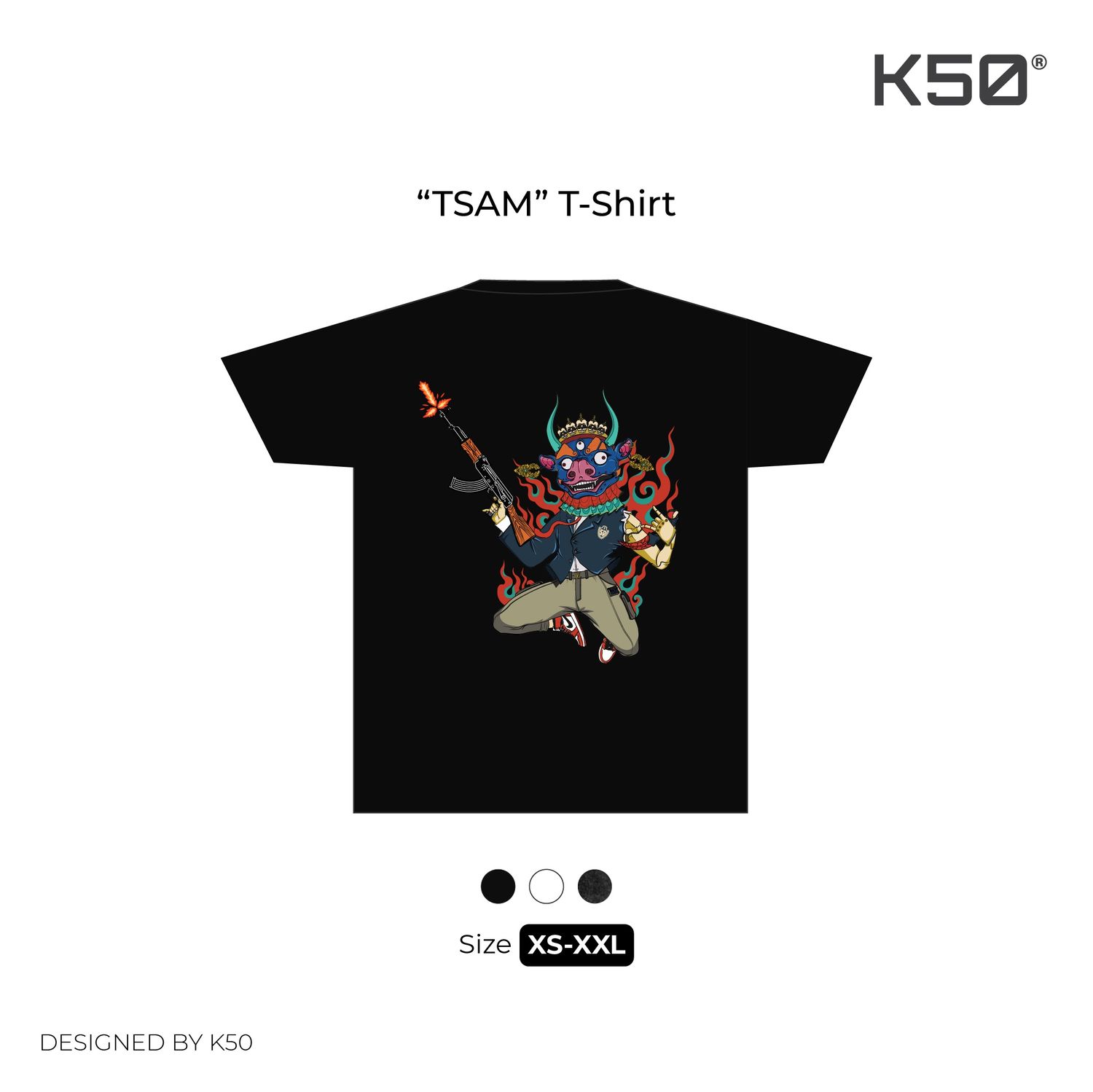 Tsam (God of CS2) T-Shirt / Black