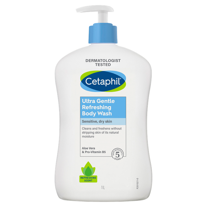 Cetaphil Ultra Gentle Refreshing Body Wash 1L
