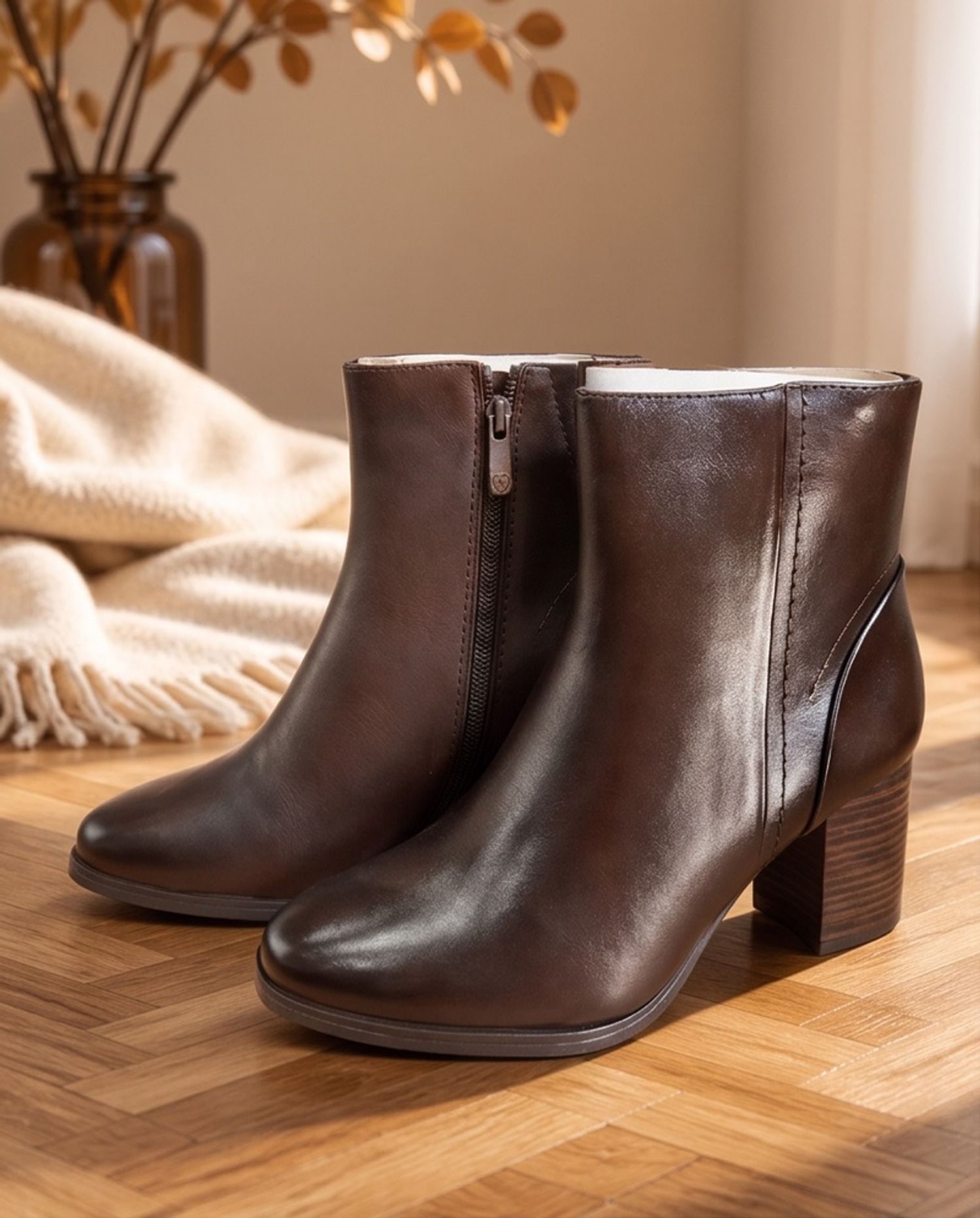 Marco Tozzi Leather upper