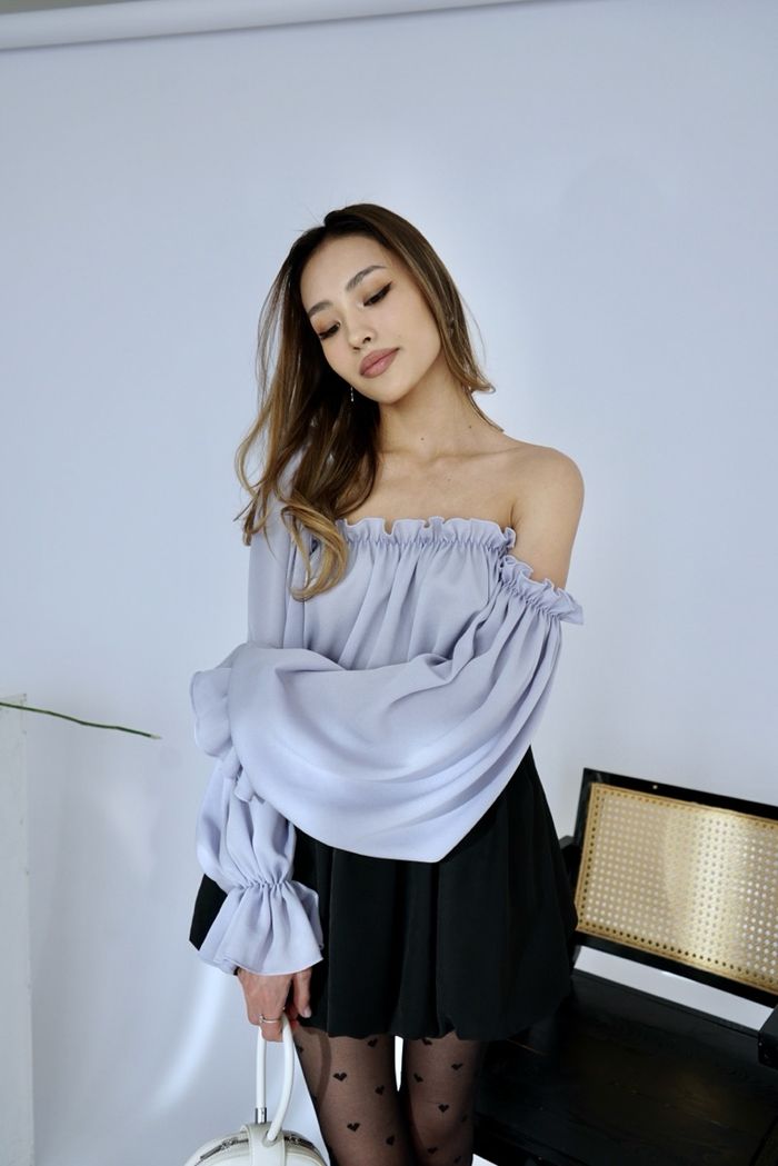 Lavender Off Shoulder Top