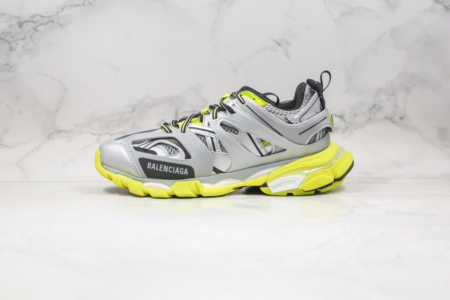 Balenciaga Track Silver Neon Yellow