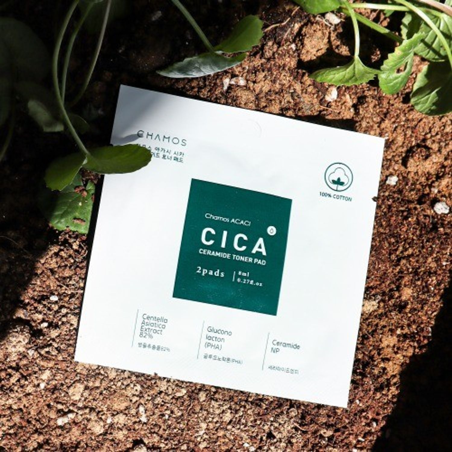 Chamos Acaci Cica Ceramide Toner Pad 2ш