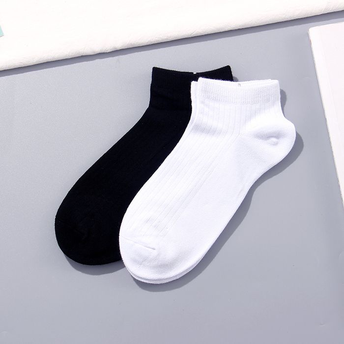 Simple Dark Stripes Socks for Ladies(2 Pairs/Set)