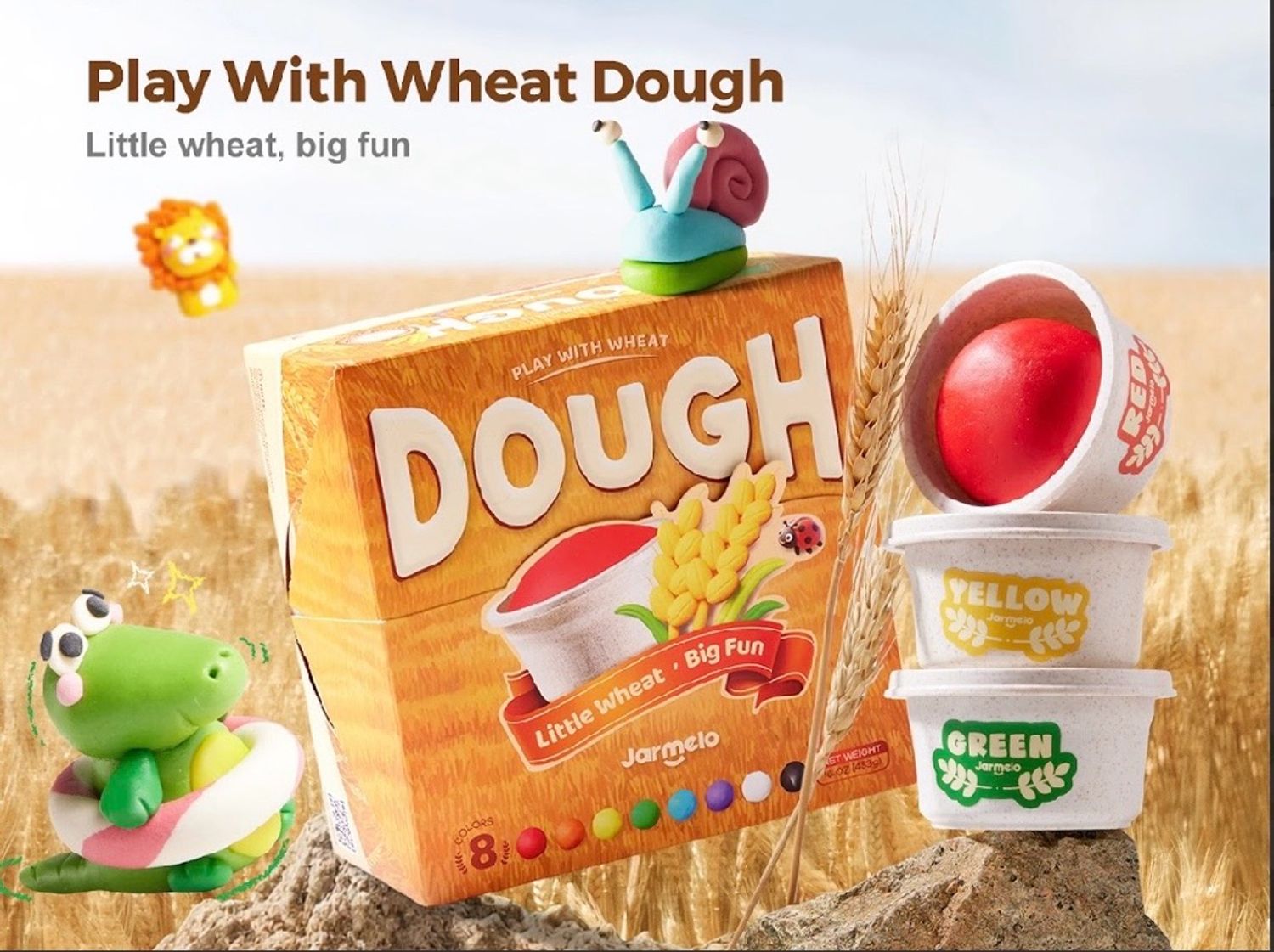 Wheat Modeling Dough - Буудайн гурилаар хийгдсэн барималын шавар 