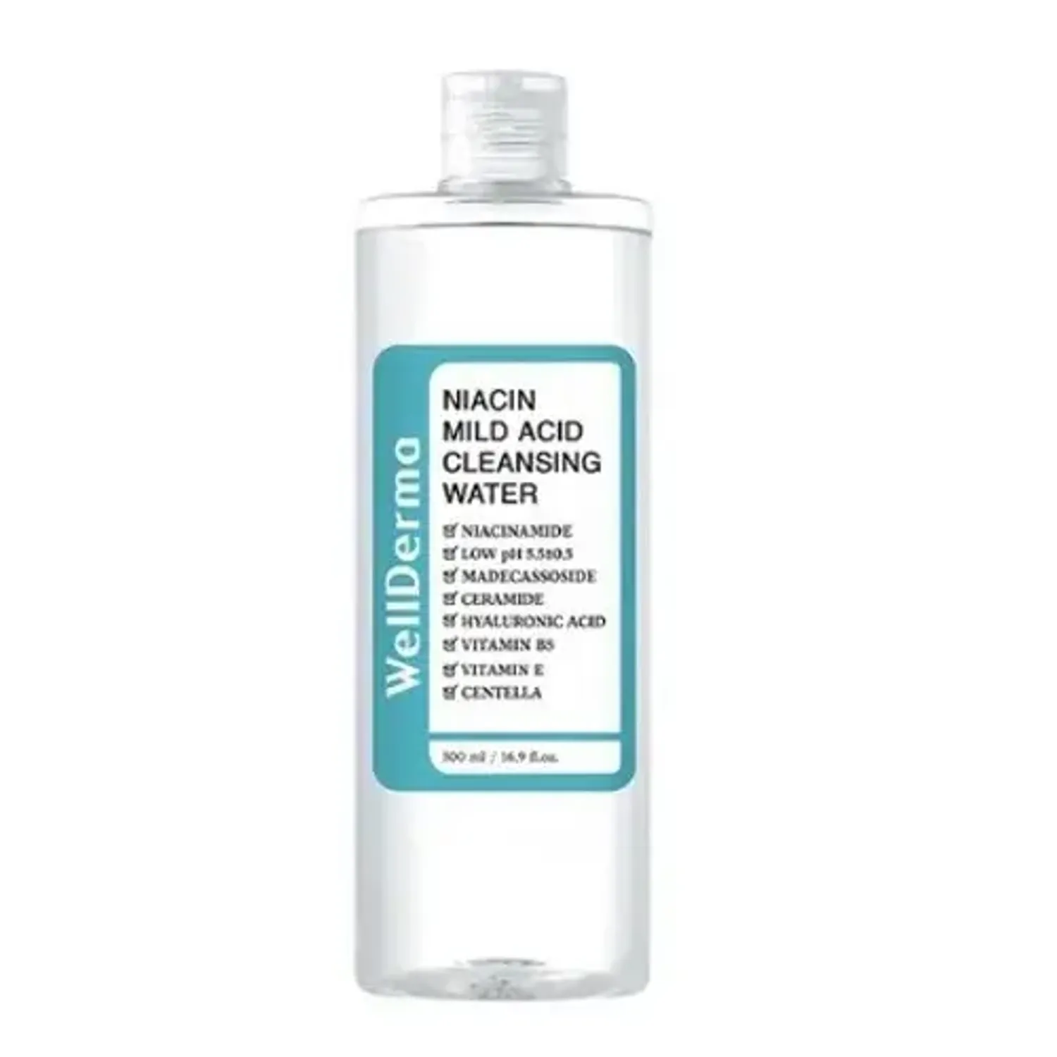 Wellderma Niacin Mild Acid Cleansing Water 500ml