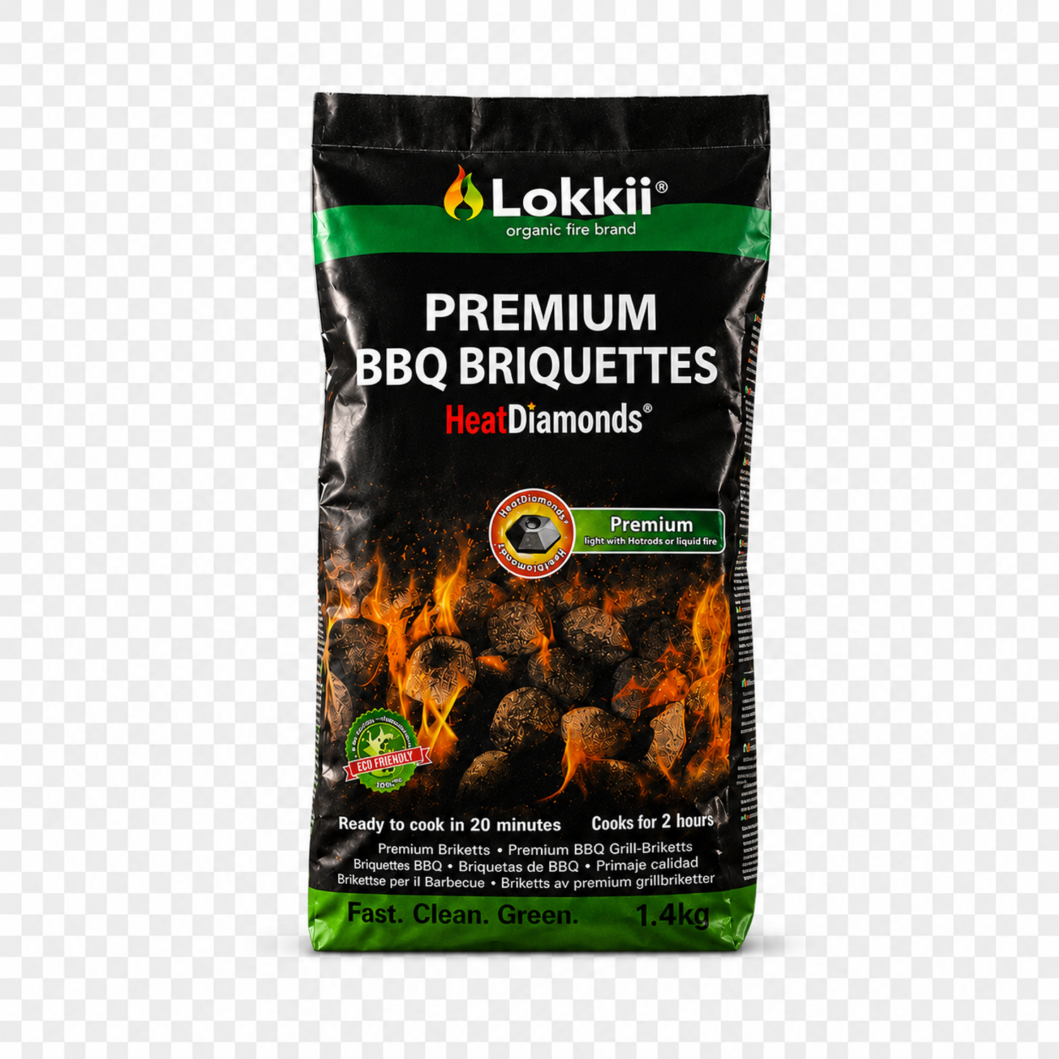 Дээд зэргийн BBQ брикет 