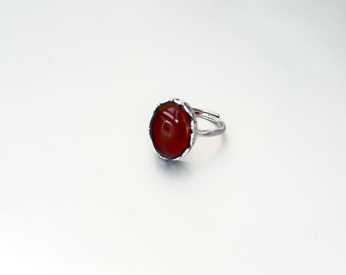 Анар, мөнгөн бөгж