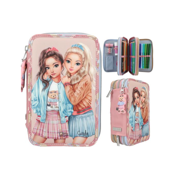 TOPModel Triple Pencil Case TEAM