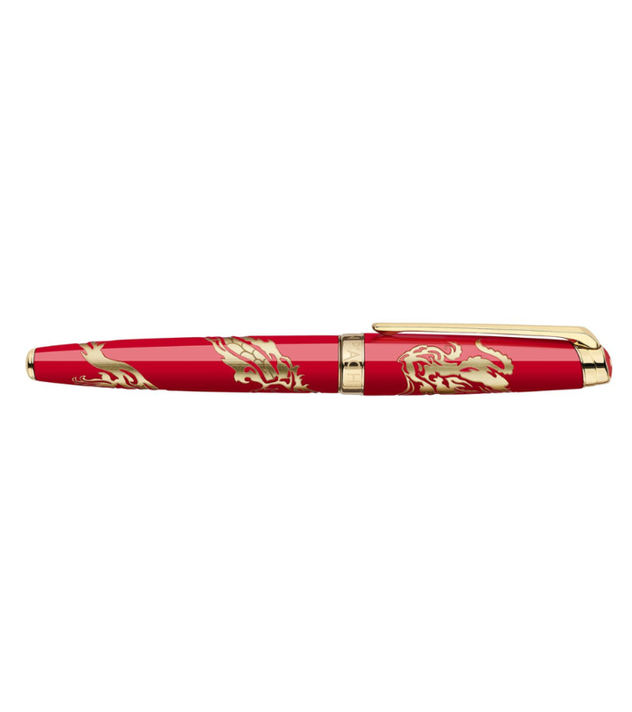 Caran d'Ache Red DRAGON Fountain Pen Limited Edition 