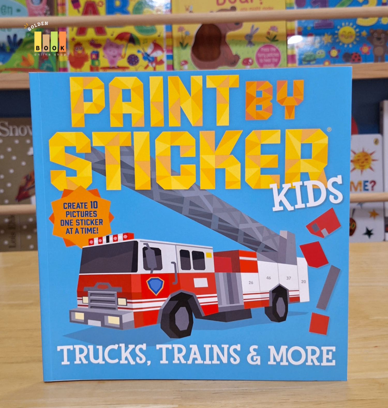 Paint by Sticker Kids: Trucks, Trains & More 