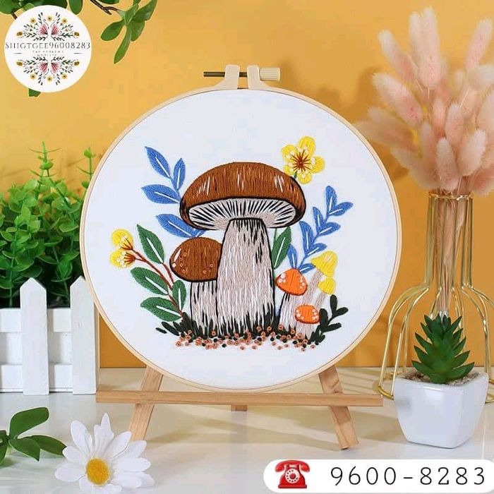 Мөөг уран хатгамал бэлдэц 