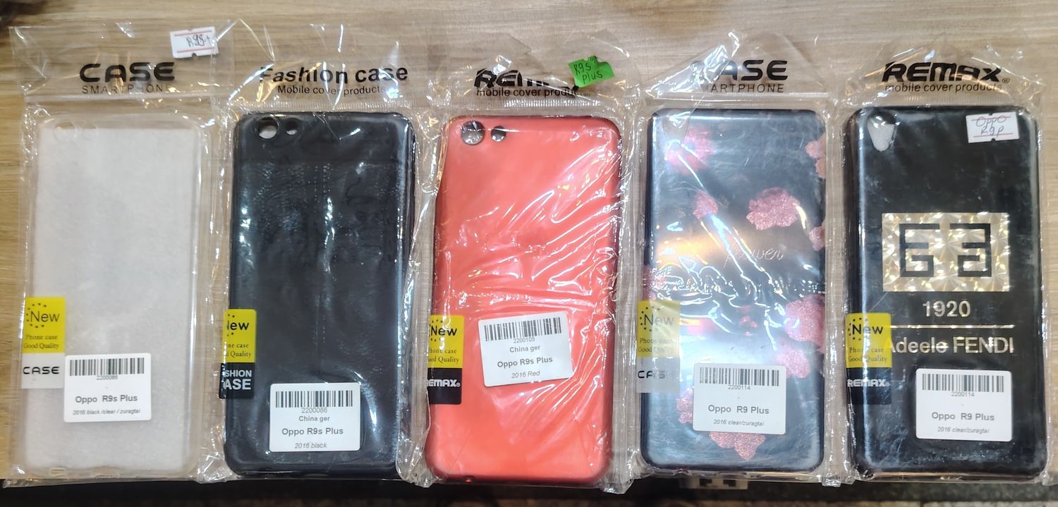 Oppo R9s Plus Өнгөгүй & Хар & Зурагтай Кэйс  