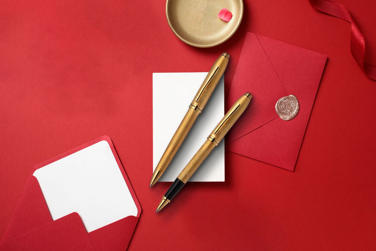 Townsend® Zodiac Year of the Horse 23KT Gold-plated with Gold-plated Appointments Rollerball Pen 