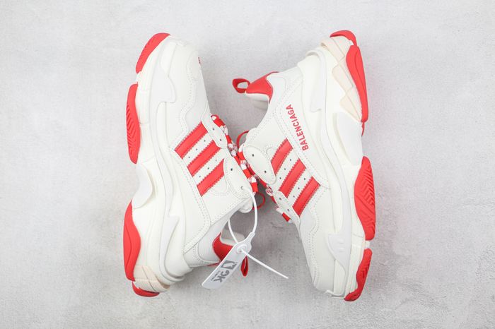Balenciaga x adidas Triple S White Red