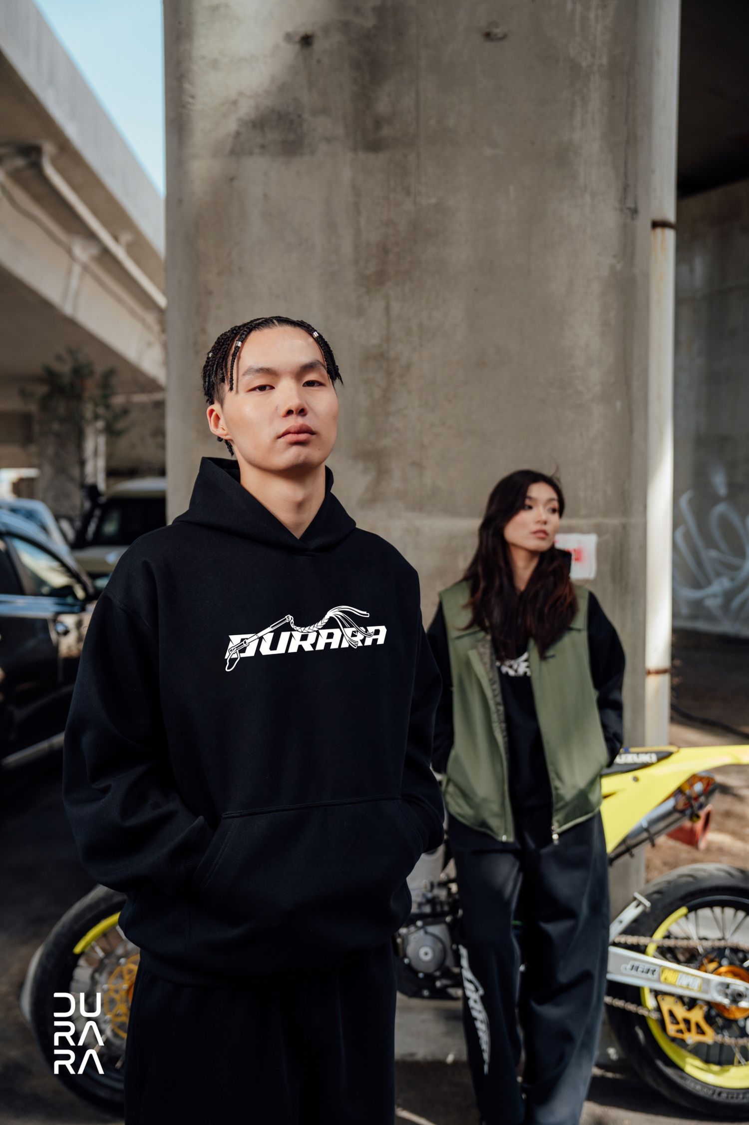 Black hoodie