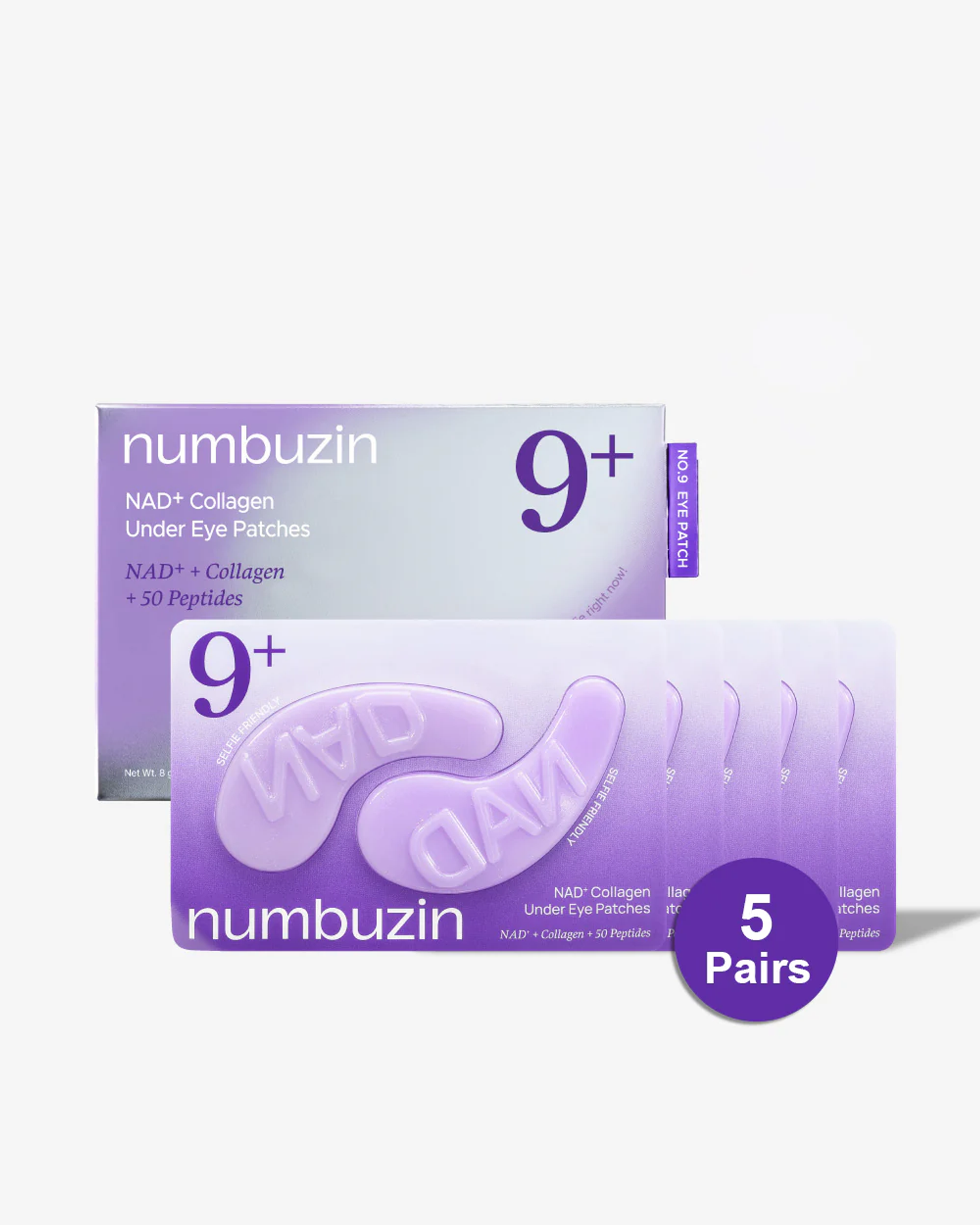 NUMBUZIN No9 NAD*Collagen Under Eye Patches 2 хос