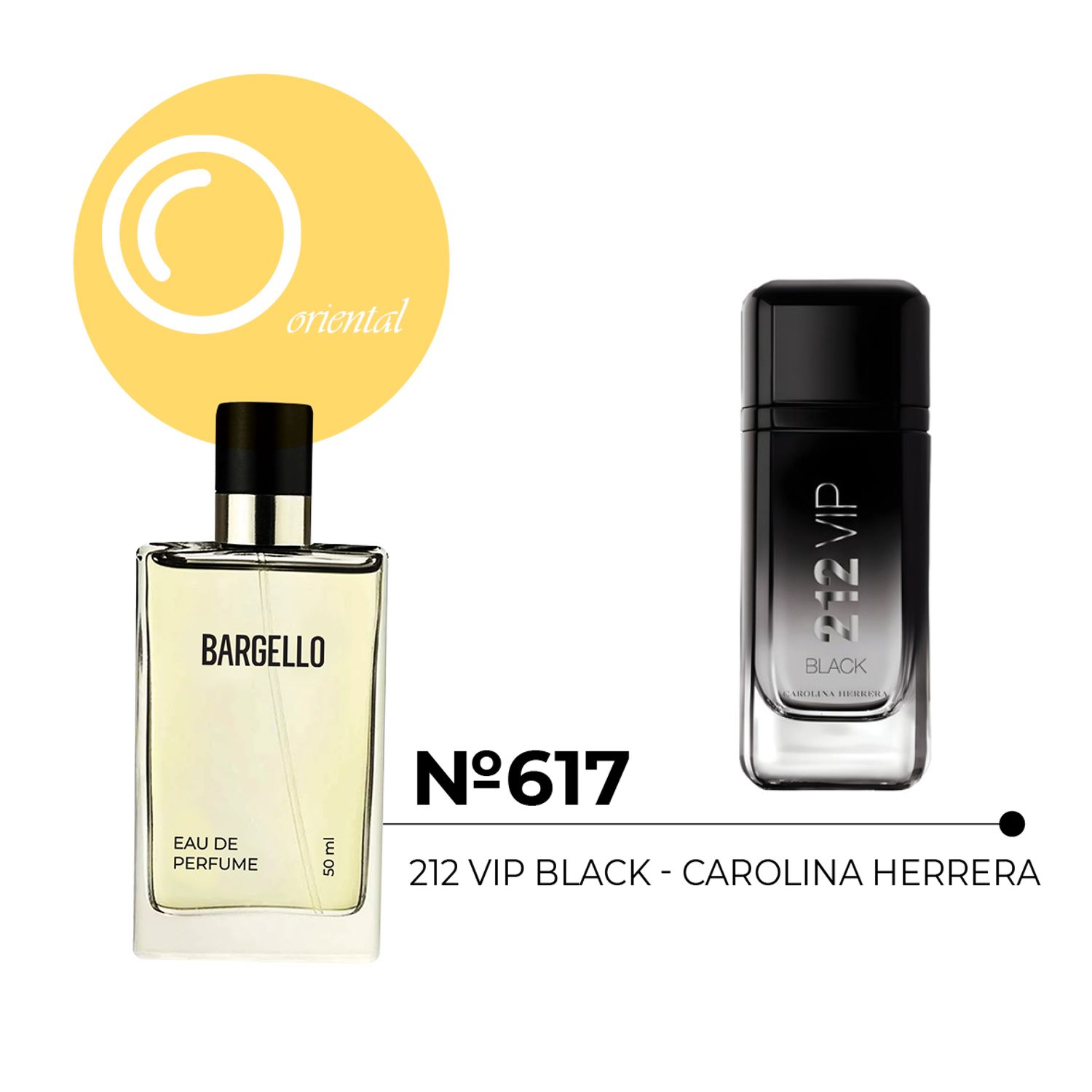 №617 for man 50 ml /212 VIP Black - Carolina Herrera/