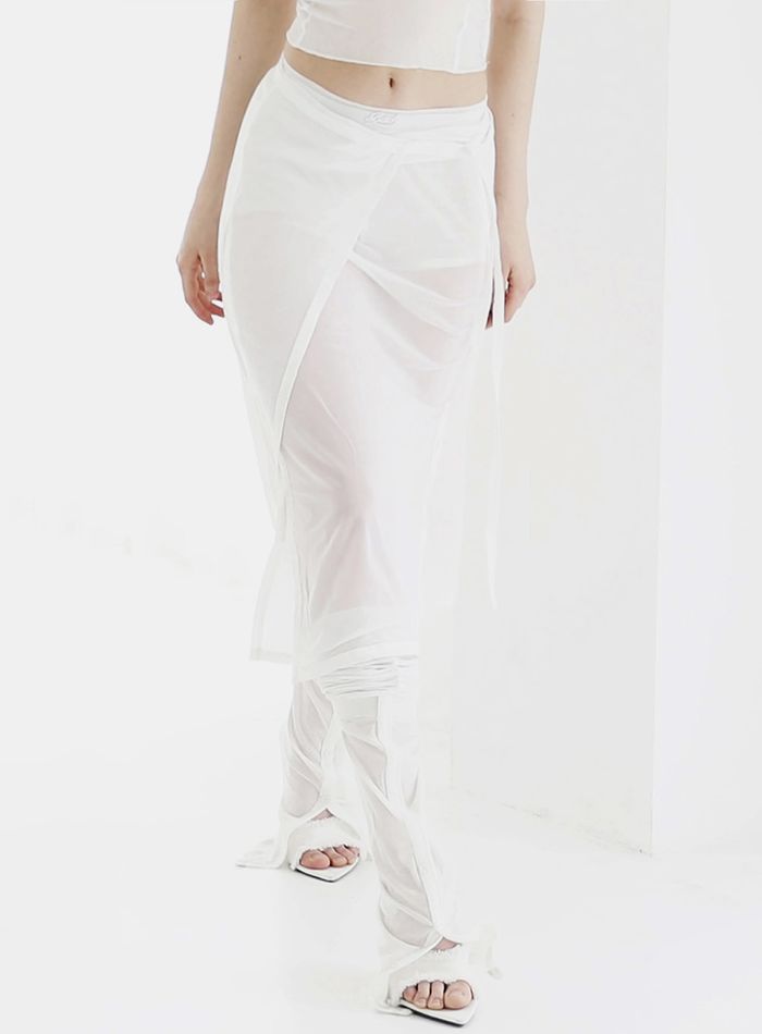 Breeze Midi Skirt - Cream