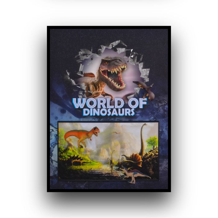 "WORLD OF DINOSAURS" ханын чимэглэл зураг