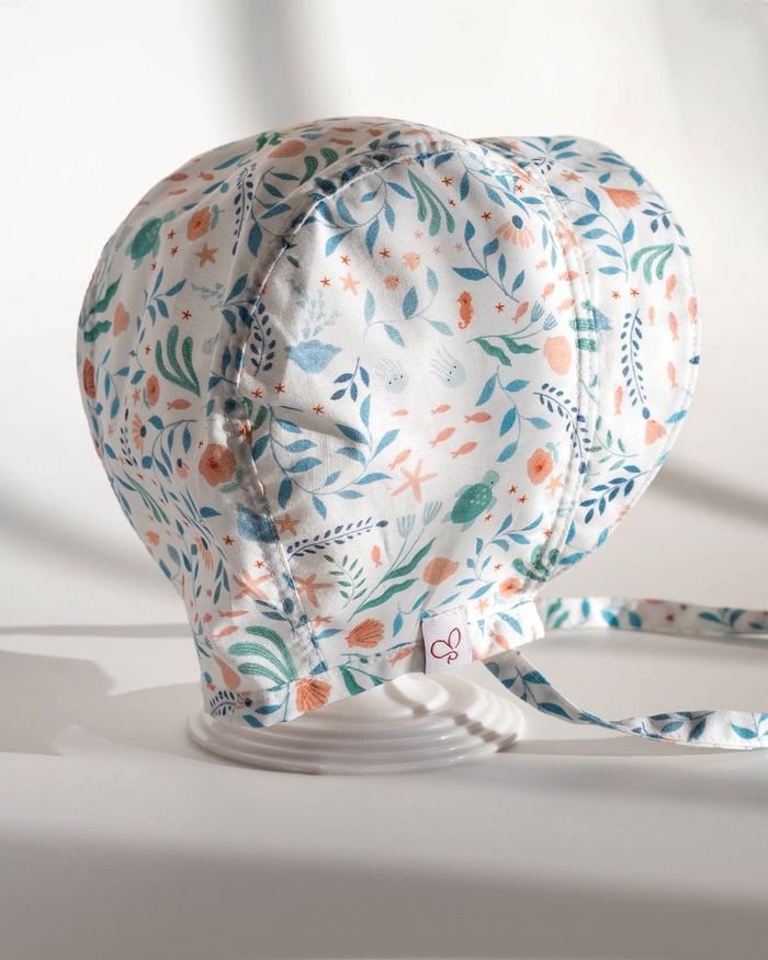 Brim bonnet Under the sea
