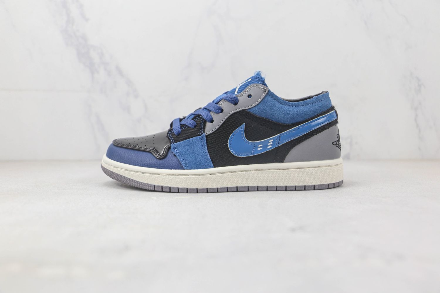 Jordan 1 Low SE Craft Obsidian French Blue Ashen Slate White