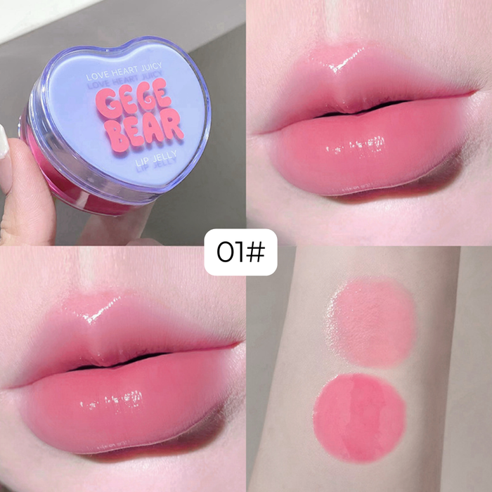 💖 GEGE BEAR Lip Jelly – Чийгшүүлэгч уруулын гялбаа