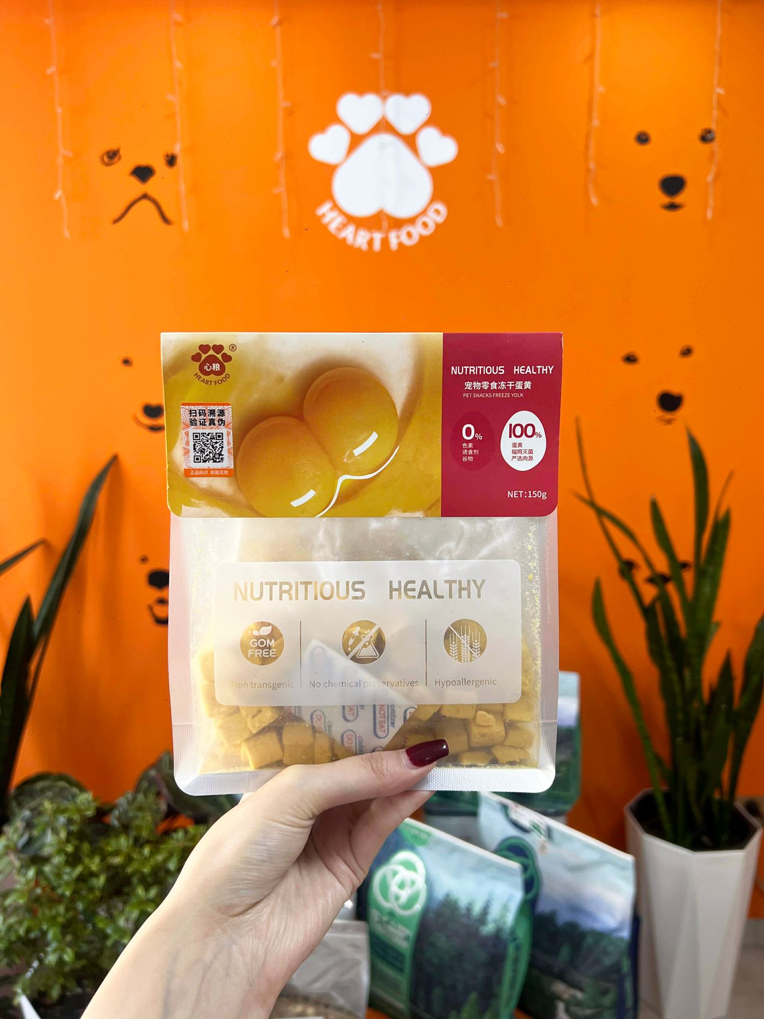 Freeze-Dried Egg Yolk cubes