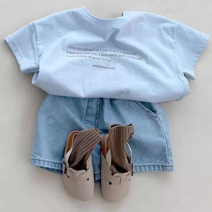 JK цэнхэр Фудболка