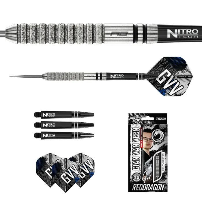 RED DRAGON GIAN VAN VEEN Tour Edition 90% Tungsten