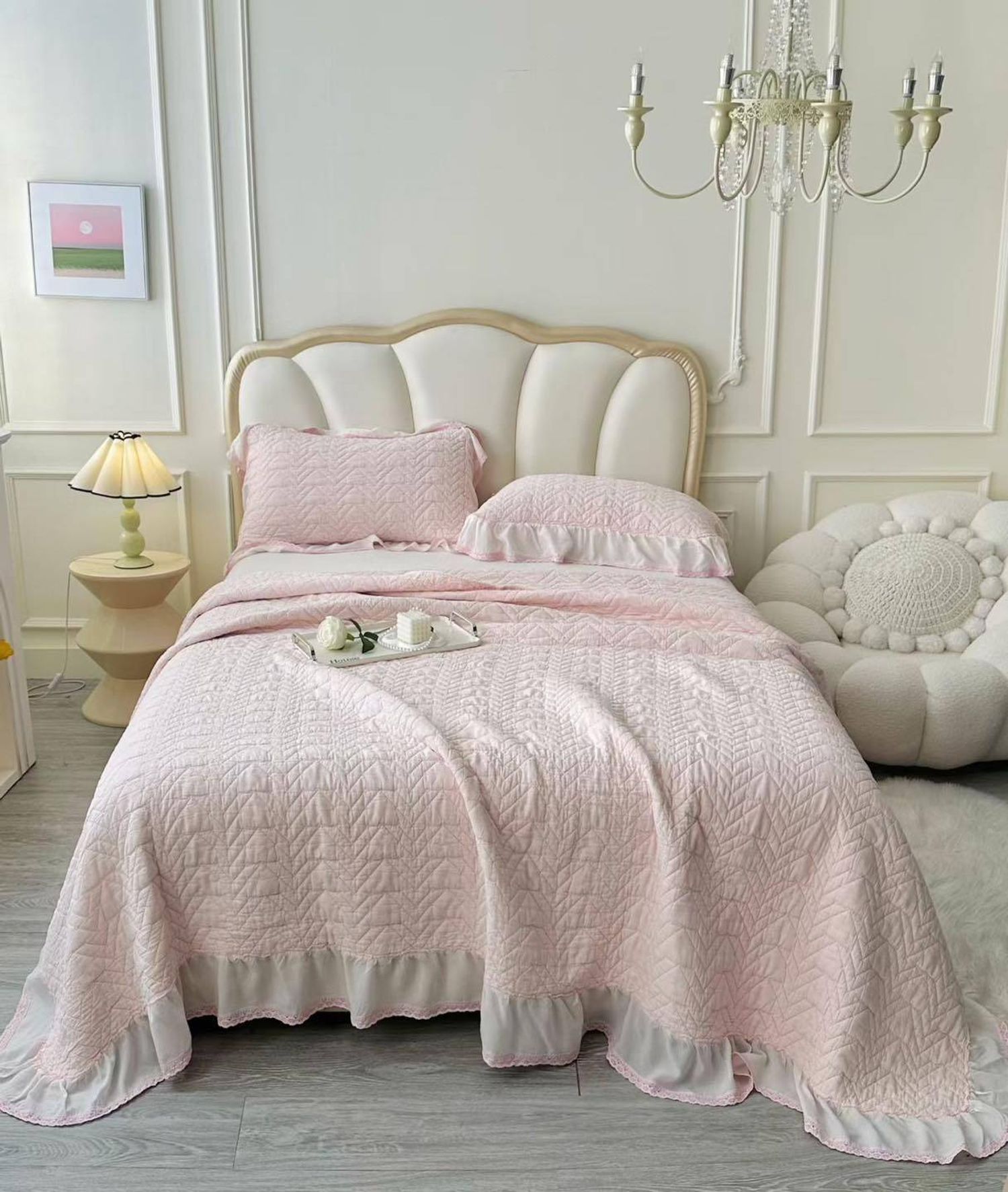 Зөөлөн сатин цэвэр даавуун орны бүтээлэг