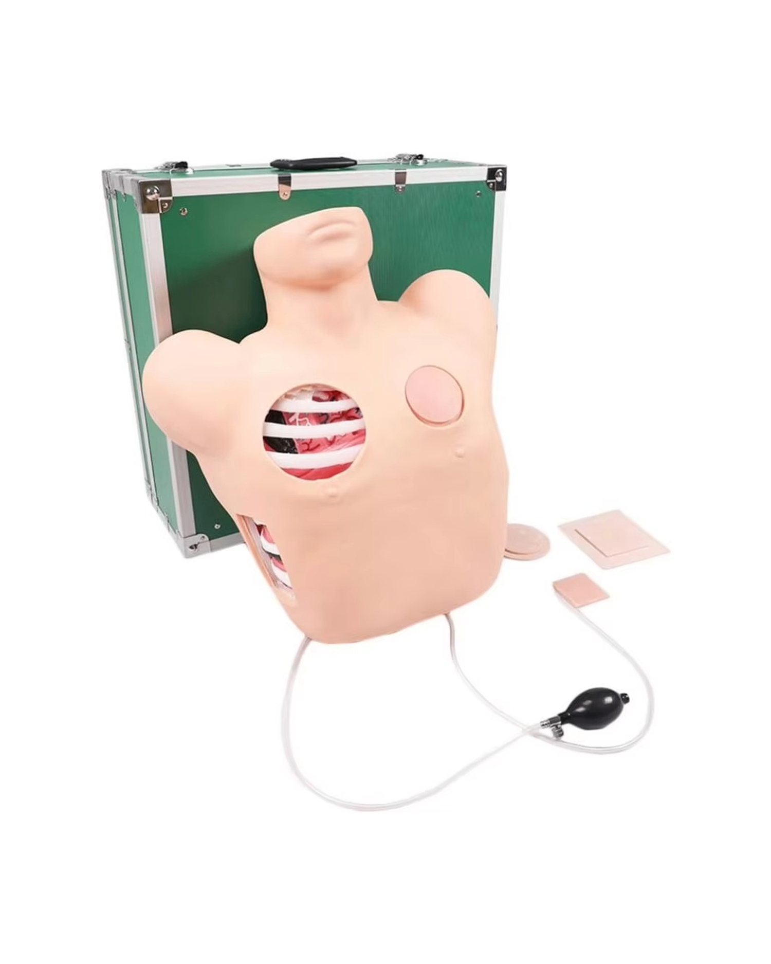 Цээжний хатгалт ба гуурс тавих загвар