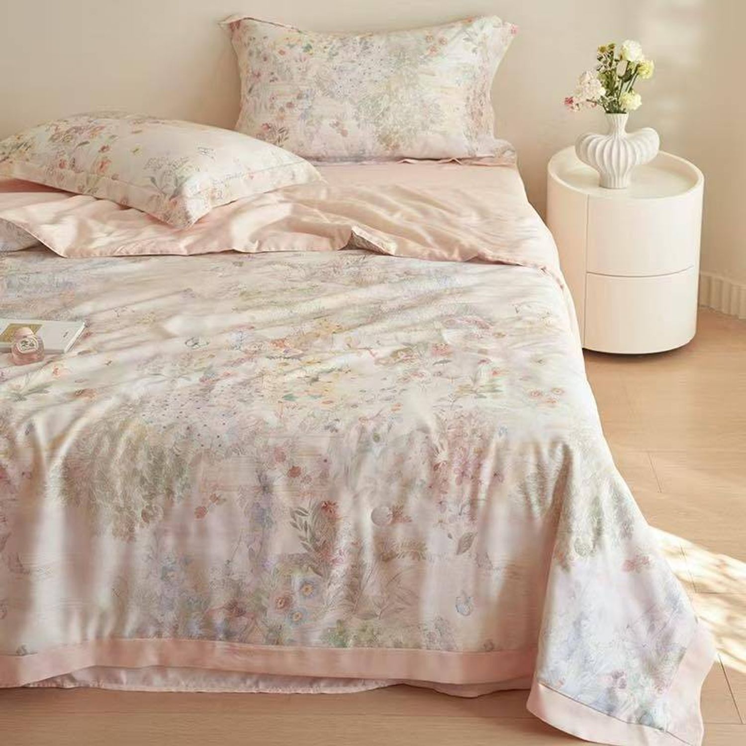 Tencel зөөлөн торгомсог нимгэн хөнжилтэй хос  