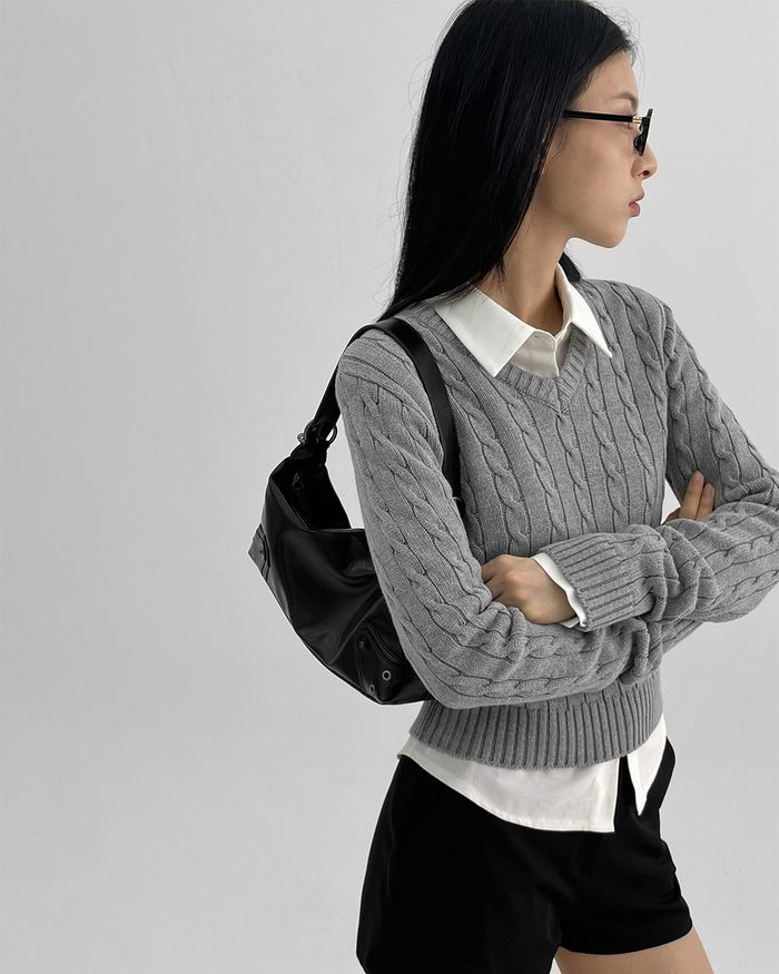 Soy Cotton Cable Knit (2TYPE)