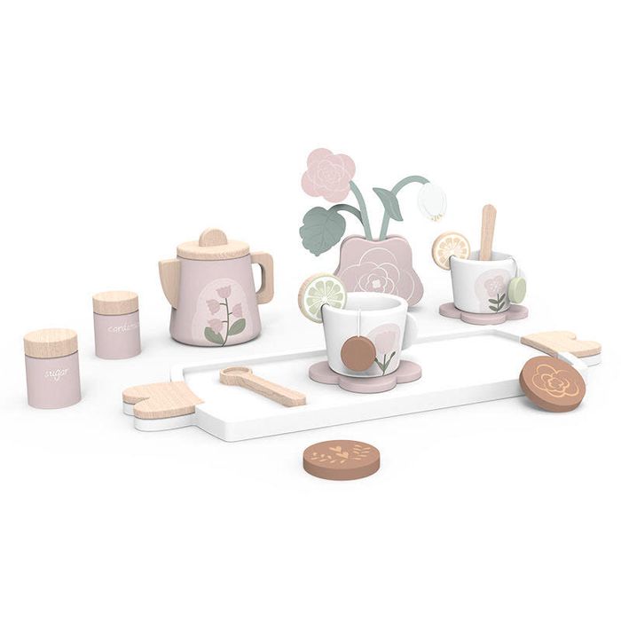 Wooden afternoon tea toy