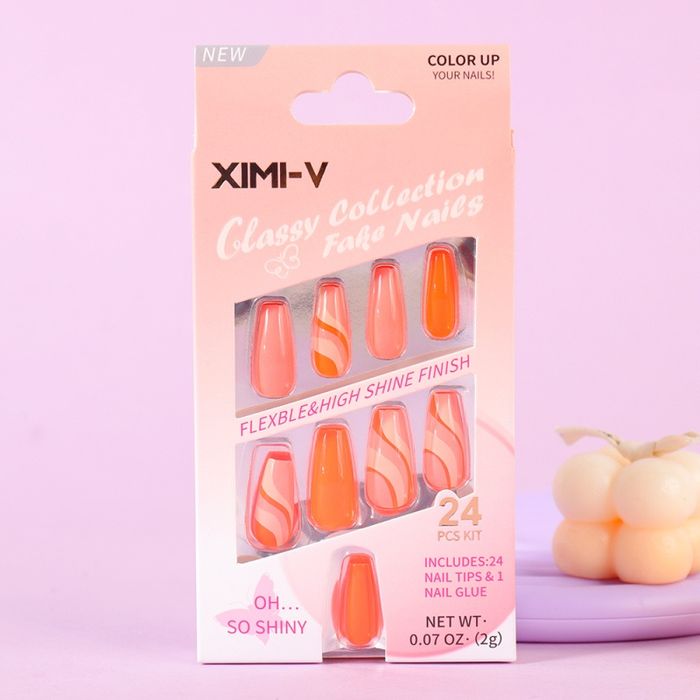 Classy Collection Fake Nails 24 Pcs #16