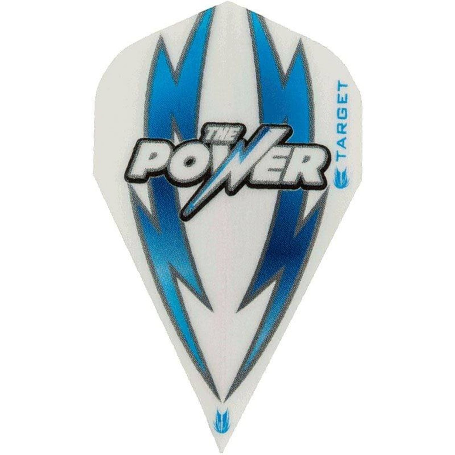 Target Power Arc Bolt White/Blue Vapor Vision Dart Flights