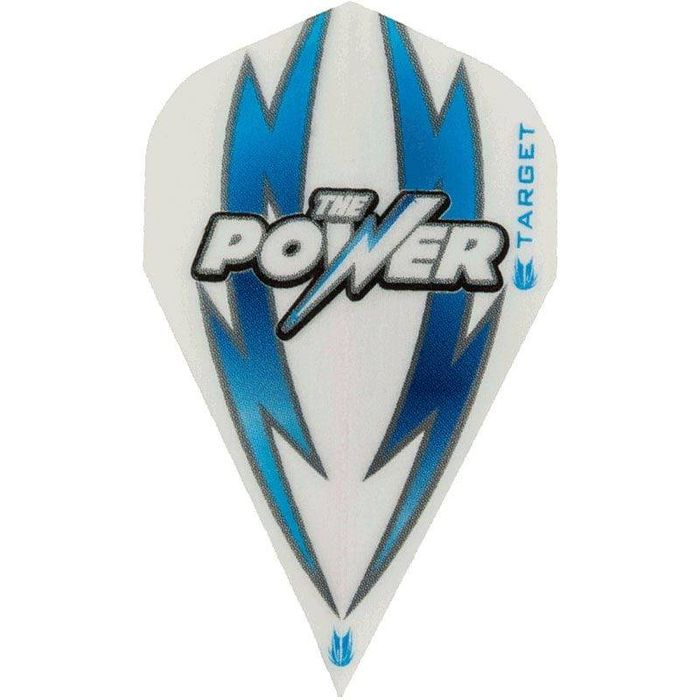 Target Power Arc Bolt White/Blue Vapor Vision Dart Flights