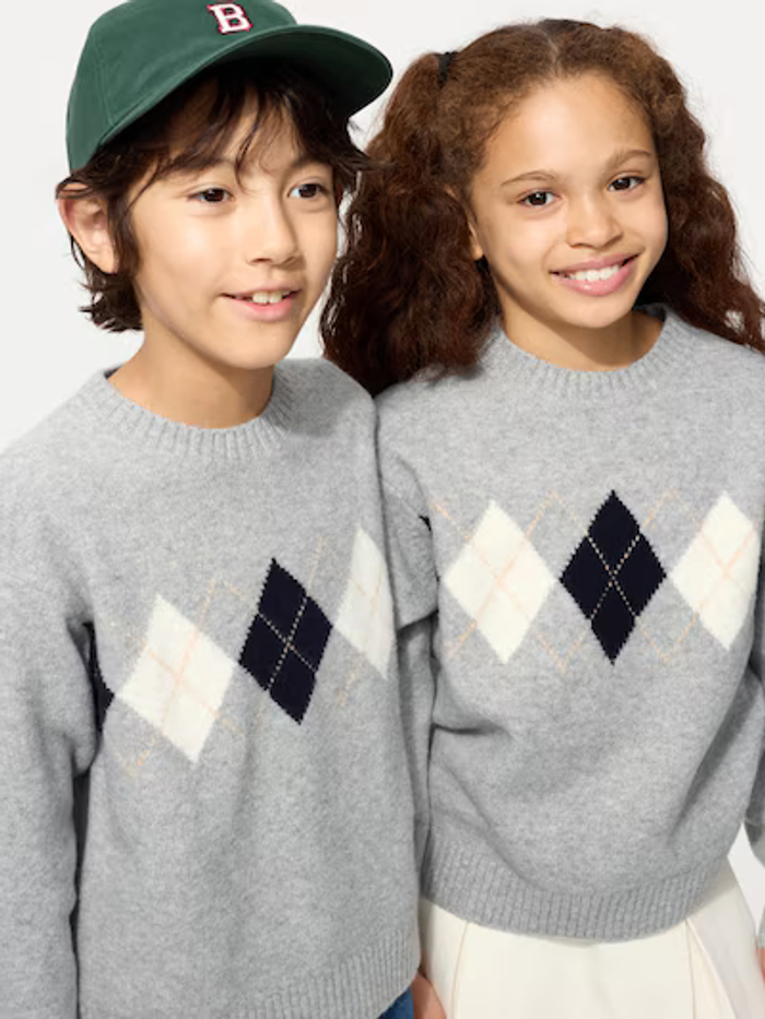 Хүүхдийн ноосон цамц алаг