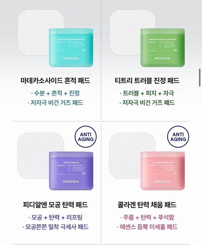 Mediheal  Madecassoside Blemish Pad 100+100+case