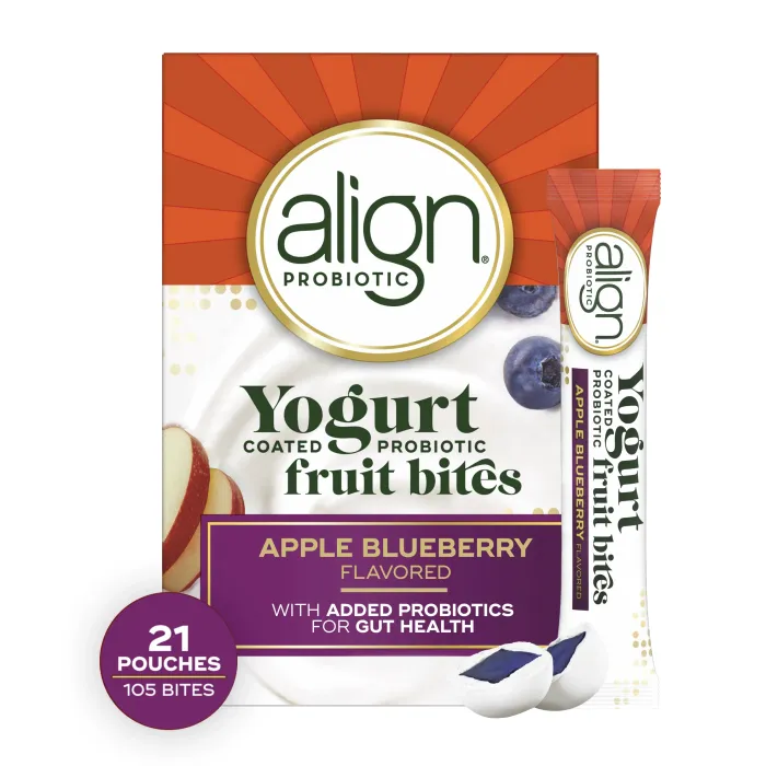 Yogurt coated probiotic friut bites 