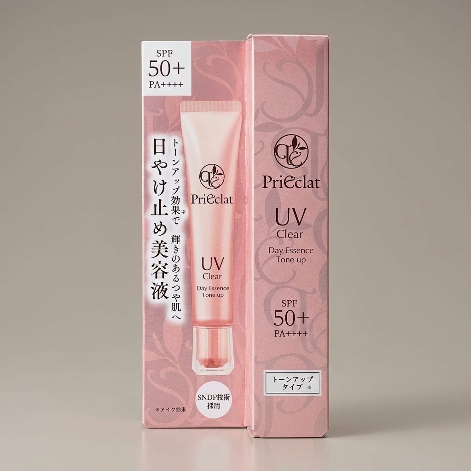 Prieclat өнгө гэгээрүүлэх, нарнаас хамгаалах эссэнс 30 г SPF50+ (UV Clear Day)