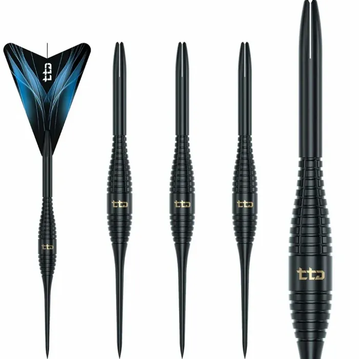CALIBURN TTD Darts - Complete Titanium Dart - T2 - Black