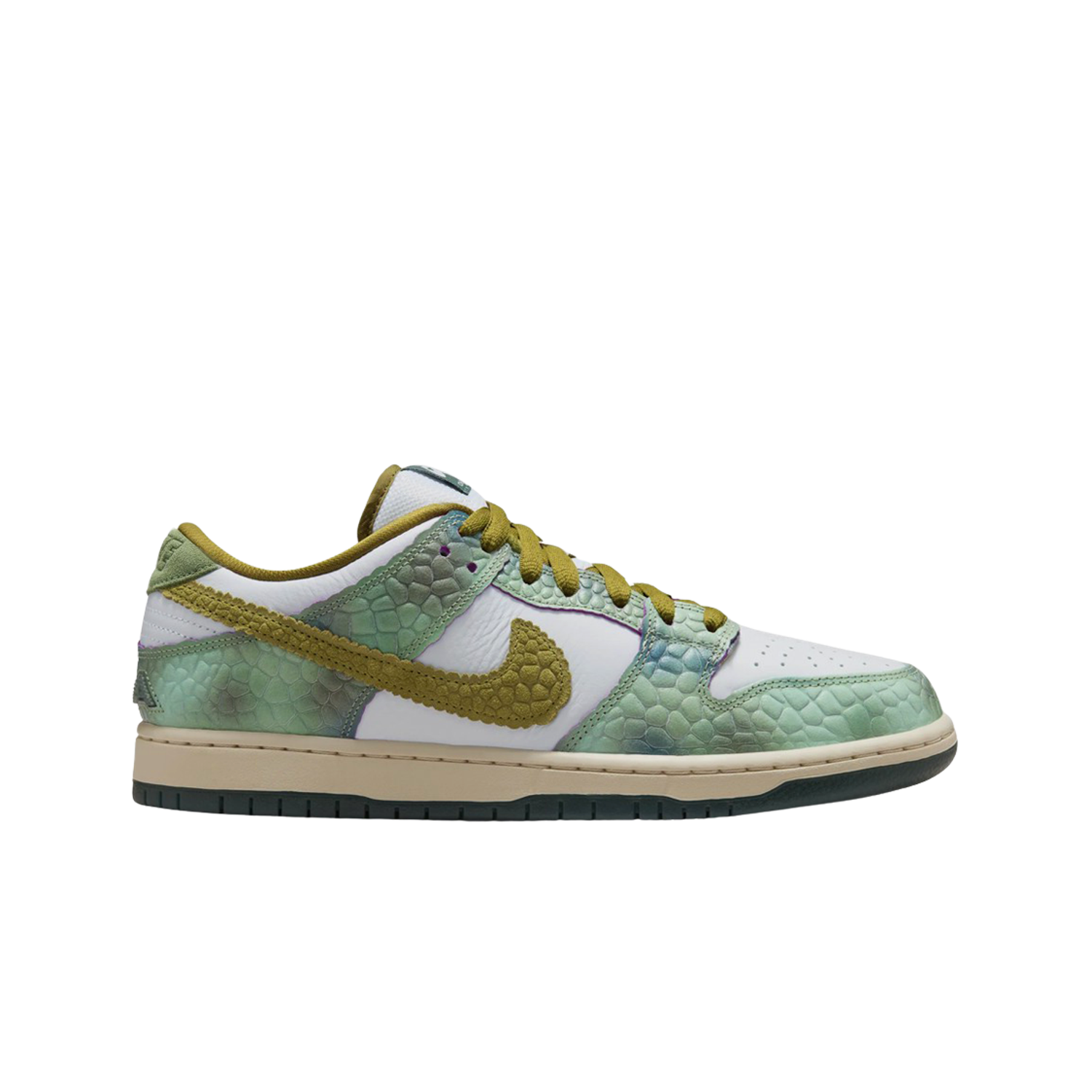 Nike x Alexis Sablone SB Dunk Low Pro White and Pacific Moss