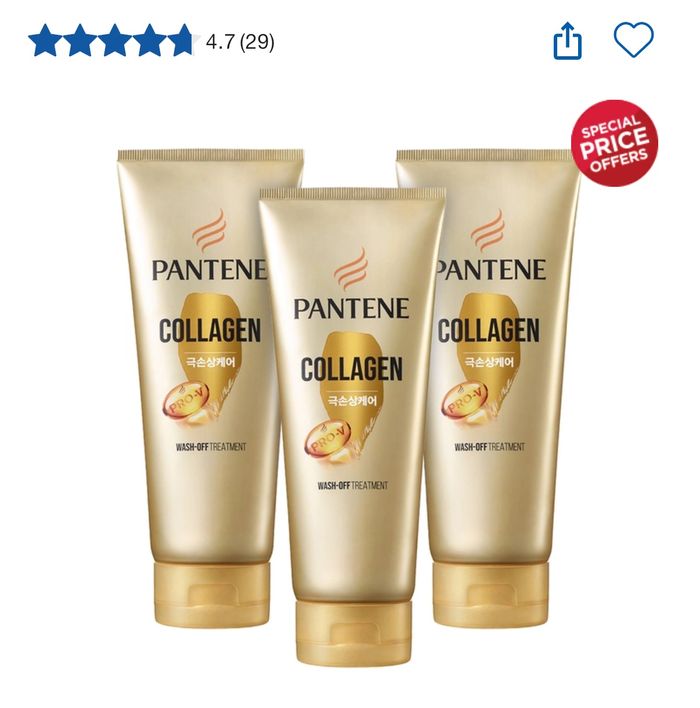Pantene Collagen Treatment (400ml × 3)
