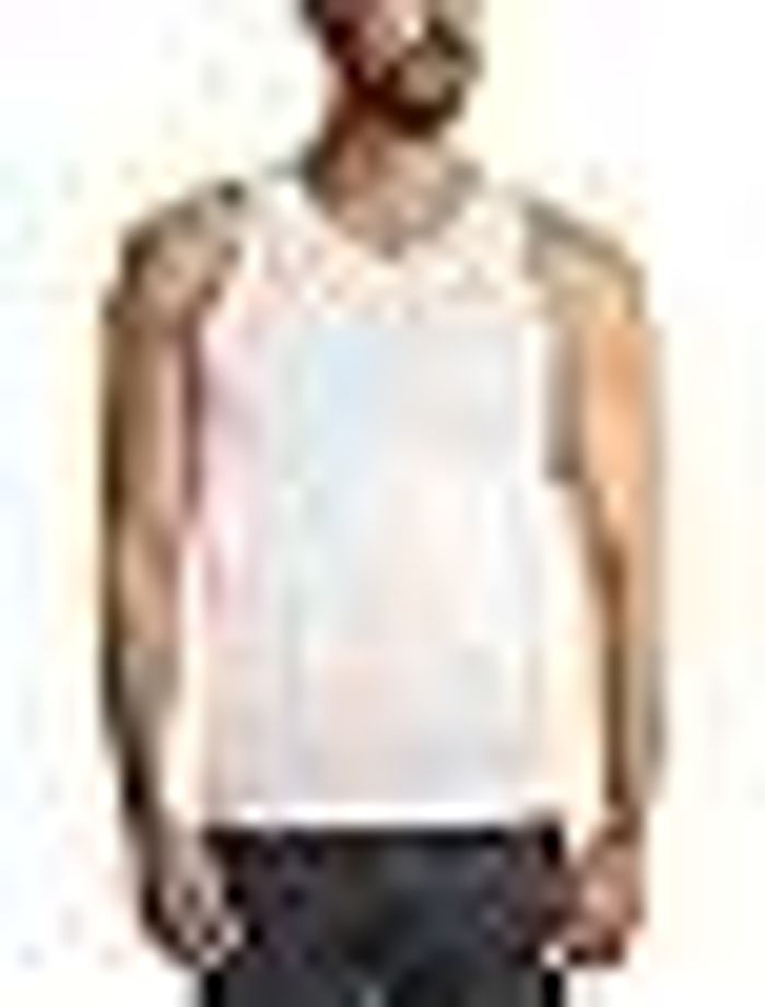 32 Degrees Comfort Mesh Tank Top, 3 Pack, White, XL