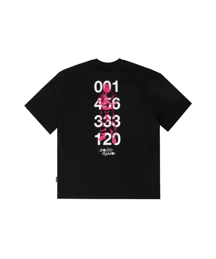 SQUID GAME NUMBER T-SHIRTS[BLACK-2