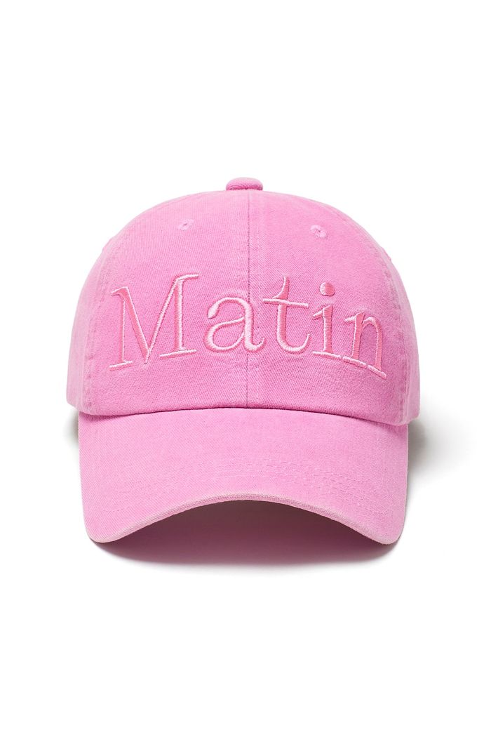 MATIN LOGO WASHED BALL CAP IN PINK
