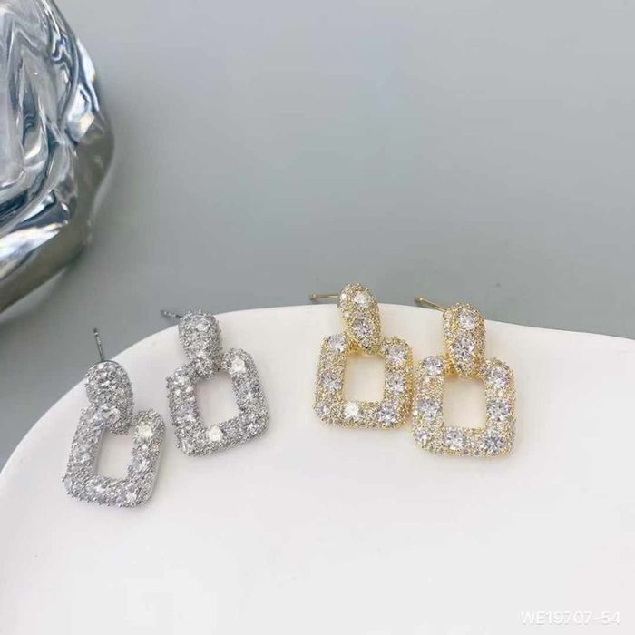 Дөрвөлжин ээмэг silver 1ш